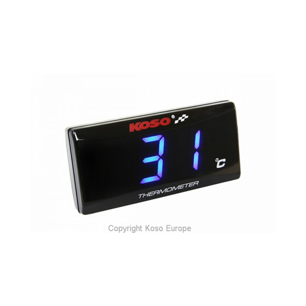 Indicateur de température KOSO Super Slim Style universel