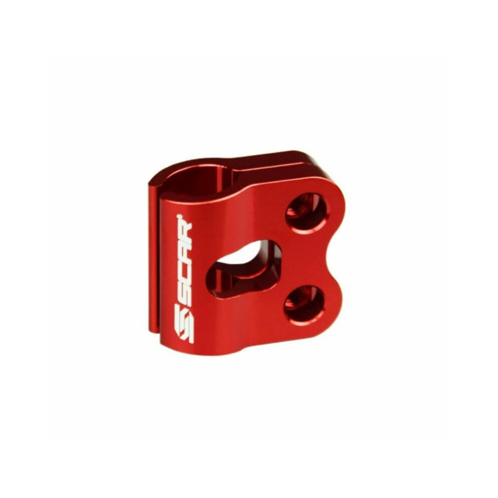SCAR red front brake hose guide