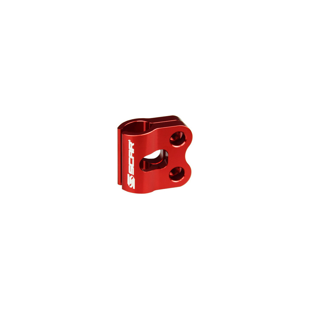 SCAR red front brake hose guide