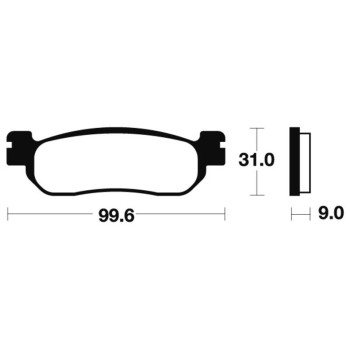 TECNIUM Organic Scooter Brake Pads - ME228