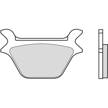 Plaquettes de frein BREMBO route carbone céramique - 07HD1011