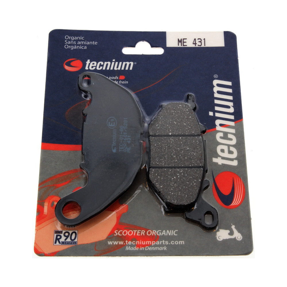 Plaquettes de frein TECNIUM scooter organique - ME431