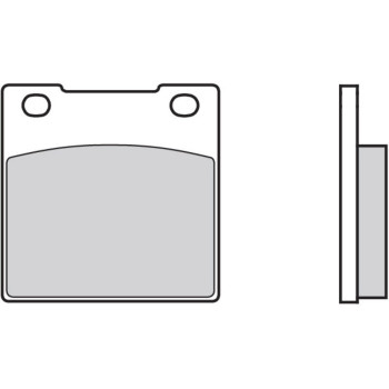 Plaquettes de frein BREMBO route carbone céramique - 07HO0712