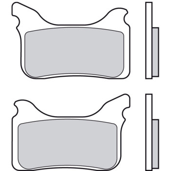 Plaquettes de frein BREMBO Off-Road métal fritté - 07GR75SX