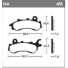 Plaquettes de frein TECNIUM - MA458