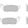 Plaquettes de frein BREMBO Scooter carbone céramique - 07074CC