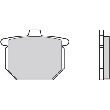 Plaquettes de frein BREMBO route carbone céramique - 07HO0307