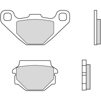 Plaquettes de frein BREMBO route carbone céramique - 07YA54CC