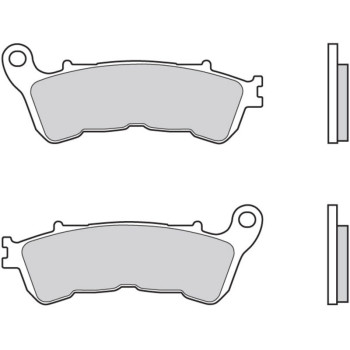 Plaquettes de frein BREMBO route métal fritté - 07HO57LA