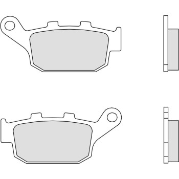 Plaquettes de frein BREMBO route carbone céramique - 07HO2711