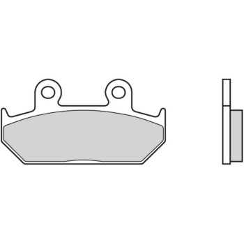 Plaquettes de frein BREMBO route carbone céramique - 07HO3509