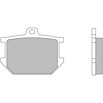 Plaquettes de frein BREMBO route carbone céramique - 07YA0309