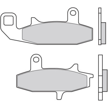 Plaquettes de frein BREMBO route carbone céramique - 07SU1509
