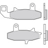 Plaquettes de frein BREMBO route carbone céramique - 07SU1509