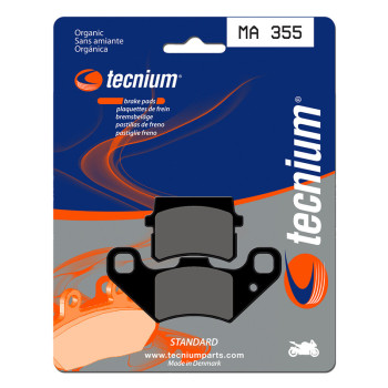 Plaquettes de frein TECNIUM route organique - MA355