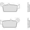 Plaquettes de frein BREMBO Scooter carbone céramique - 07011CC