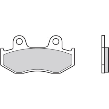Plaquettes de frein BREMBO route carbone céramique - 07HO1505