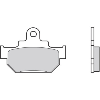 Plaquettes de frein BREMBO route carbone céramique - 07SU0808