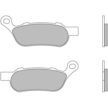 Plaquettes de frein BREMBO route métal fritté - 07HD07SP