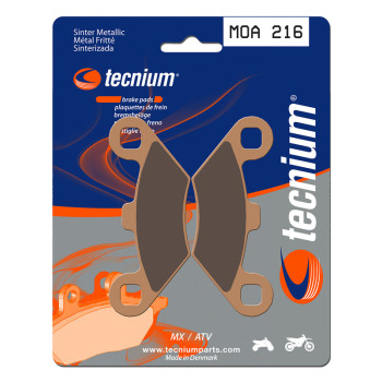 Plaquettes de frein TECNIUM MX/Quad métal fritté - MOA216
