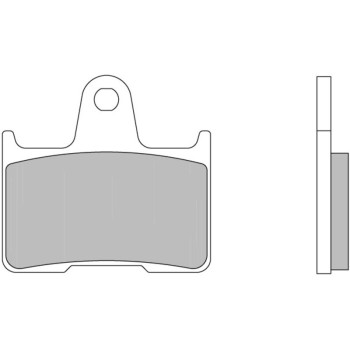 Plaquettes de frein BREMBO route métal fritté - 07SU25SP