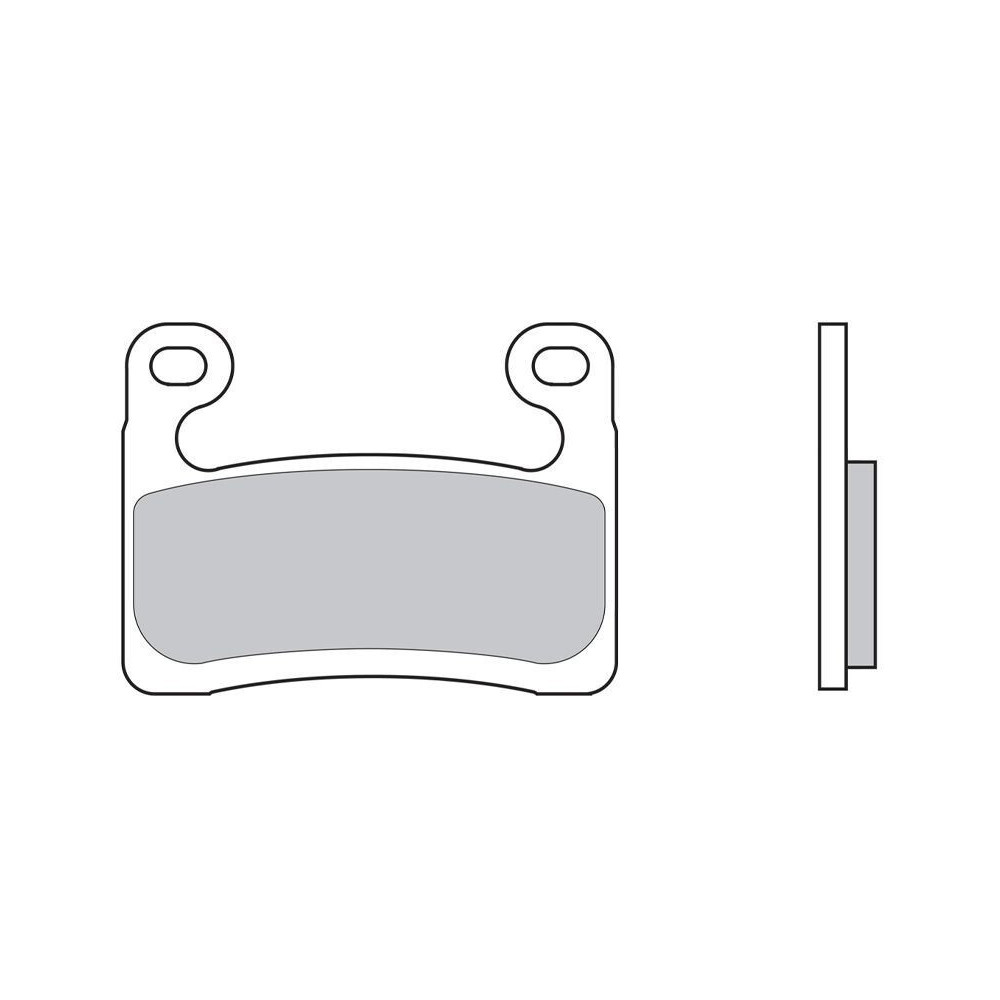 Plaquettes de frein BREMBO route métal fritté - 07GR90SA
