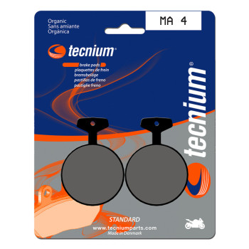 Plaquettes de frein TECNIUM route organique - MA4