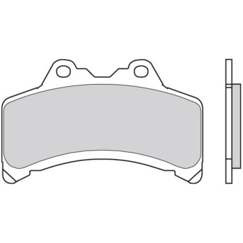 Plaquettes de frein BREMBO route carbone céramique - 07YA3108