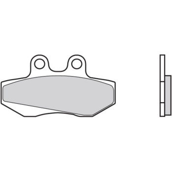 Plaquettes de frein BREMBO route carbone céramique - 07GR1406