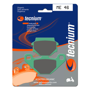 Plaquettes de frein TECNIUM Scooter organique - ME46