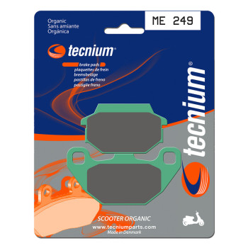 Plaquettes de frein TECNIUM Scooter organique - ME249