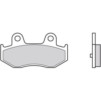 Plaquettes de frein BREMBO Scooter carbone céramique - 07055