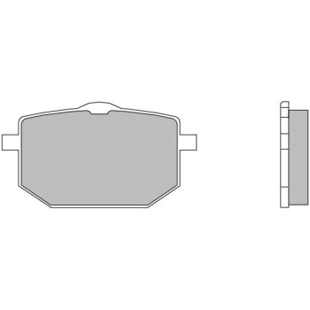 Plaquettes de frein BREMBO route carbone céramique - 07YA1809