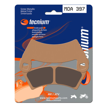 Plaquettes de frein TECNIUM MX/Quad métal fritté - MOA397