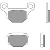 Plaquettes de frein BREMBO route carbone céramique - 07GR09CC