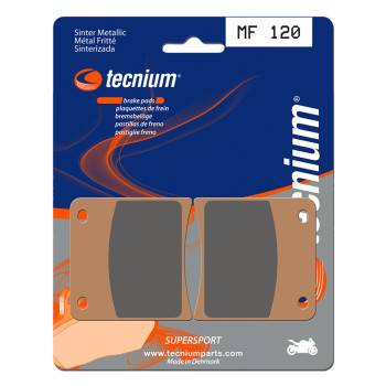 Plaquettes de frein TECNIUM Performance métal fritté - MF120