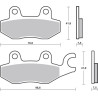 Plaquettes de frein BREMBO route métal fritté - 07KA31SA