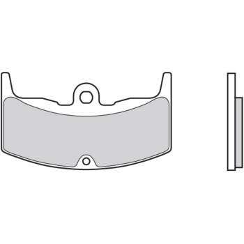 Plaquettes de frein BREMBO route carbone céramique - 07HO1406