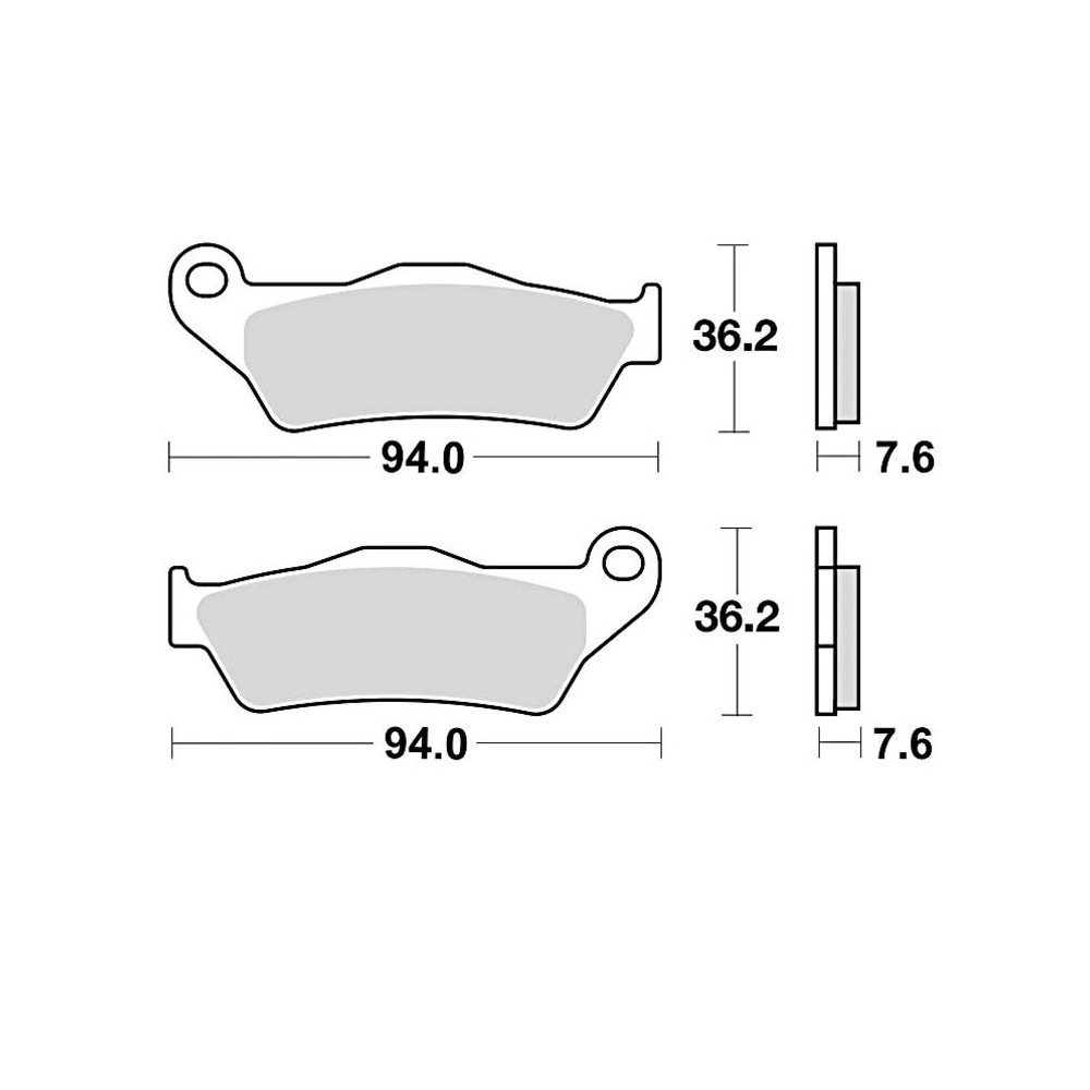 BRAKING Off-Road sintered metal brake pads - 746CM46