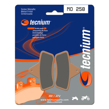 Plaquettes de frein TECNIUM MX/Quad métal fritté - MO258