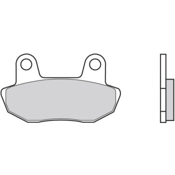 Plaquettes de frein BREMBO route carbone céramique - 07HO1609