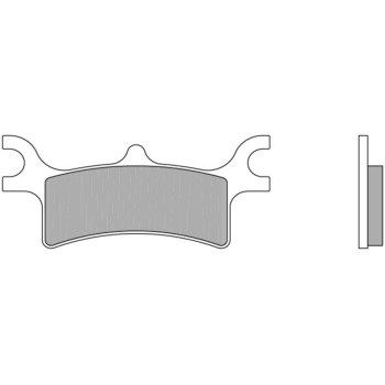 Plaquettes de frein BREMBO Off-Road métal fritté - 07PO06SD