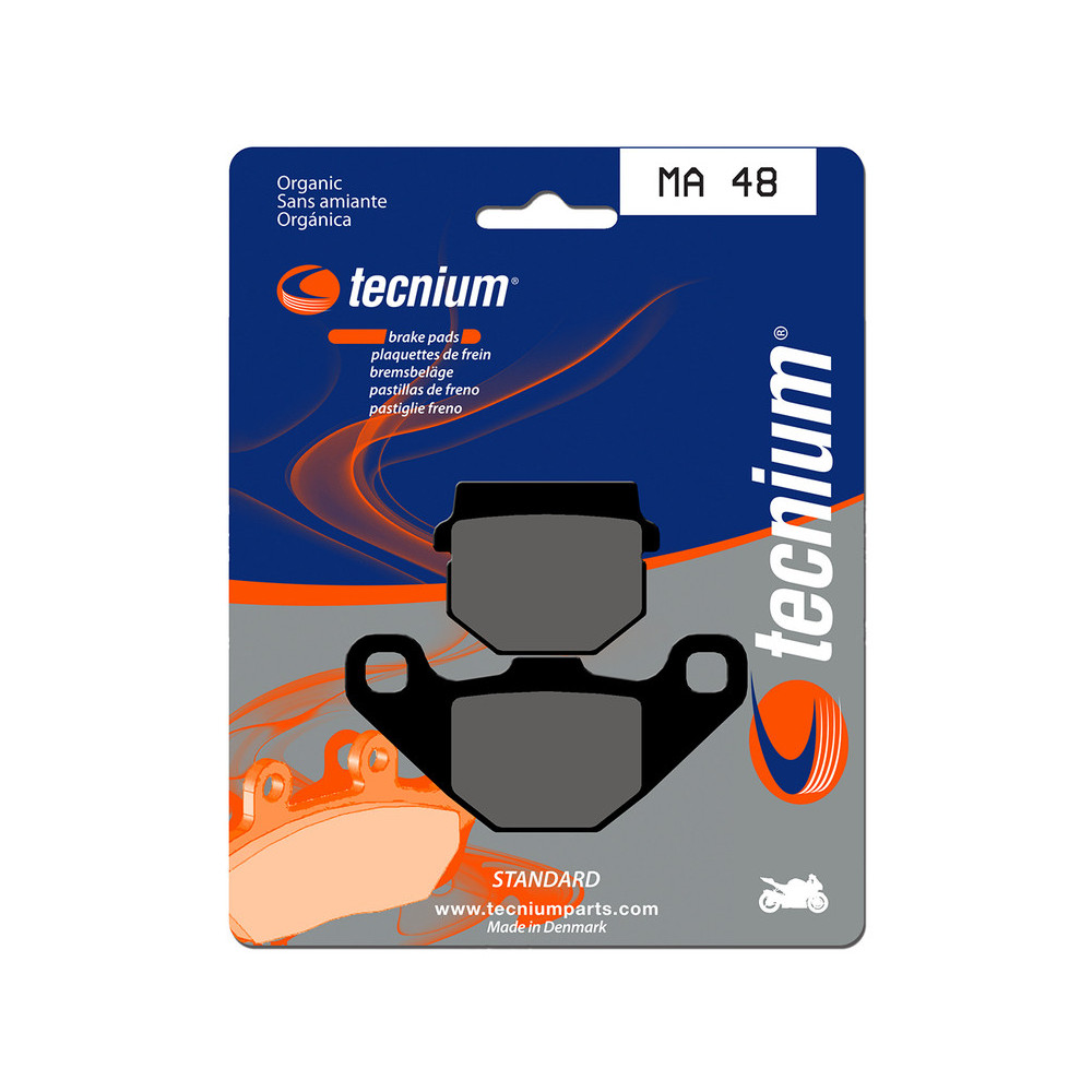 Plaquettes de frein TECNIUM route organique - MA48