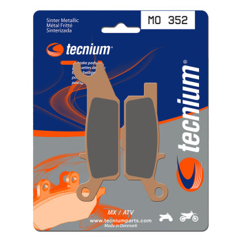 Plaquettes de frein TECNIUM MX/Quad métal fritté - MO352
