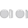 Plaquettes de frein BREMBO route carbone céramique - 07HO0130