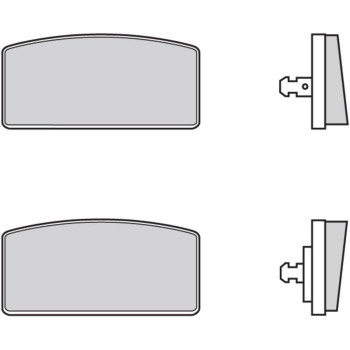 Plaquettes de frein BREMBO route carbone céramique - 07GR5915
