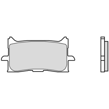 Plaquettes de frein BREMBO route métal fritté - 07HO62LA