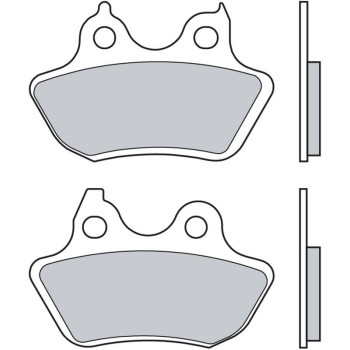 Plaquettes de frein BREMBO route métal fritté - 07HD18SP