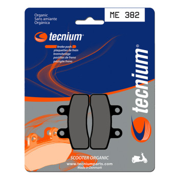 Plaquettes de frein TECNIUM Scooter organique - ME382