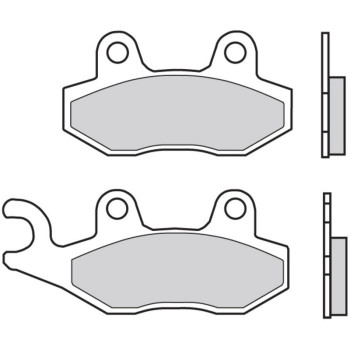 Plaquettes de frein BREMBO Scooter carbone céramique - 07076CC